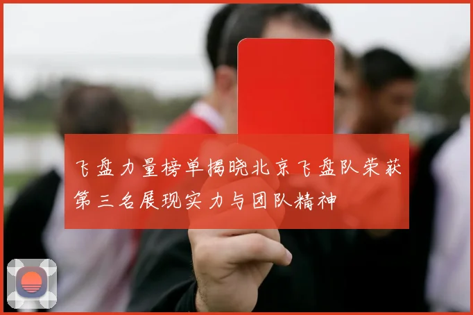 飞盘力量榜单揭晓北京飞盘队荣获第三名展现实力与团队精神