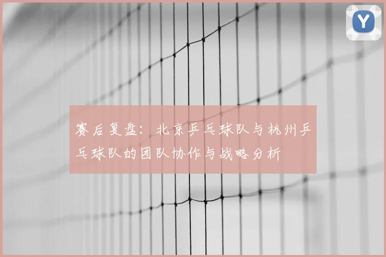 赛后复盘：北京乒乓球队与杭州乒乓球队的团队协作与战略分析